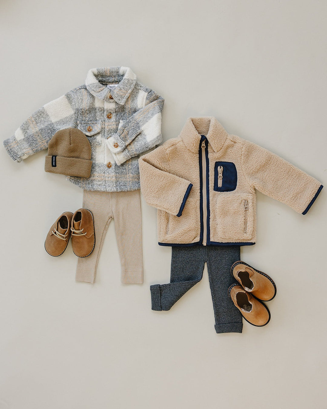 Shop baby clothes online with the Mebie Baby Sherpa Zip-Up Jacket, a stylish and functional choice