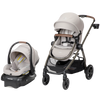 Maxi-Cosi zelia luxe 5-in-1 modular travel system white beige stroller rear facing and front facing 