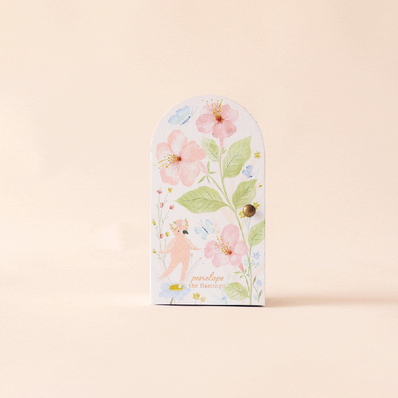 Collectible Cuddle + Kind Tiny Animals toy animals, showing a delicate Flamingo stuffed animal for kids.