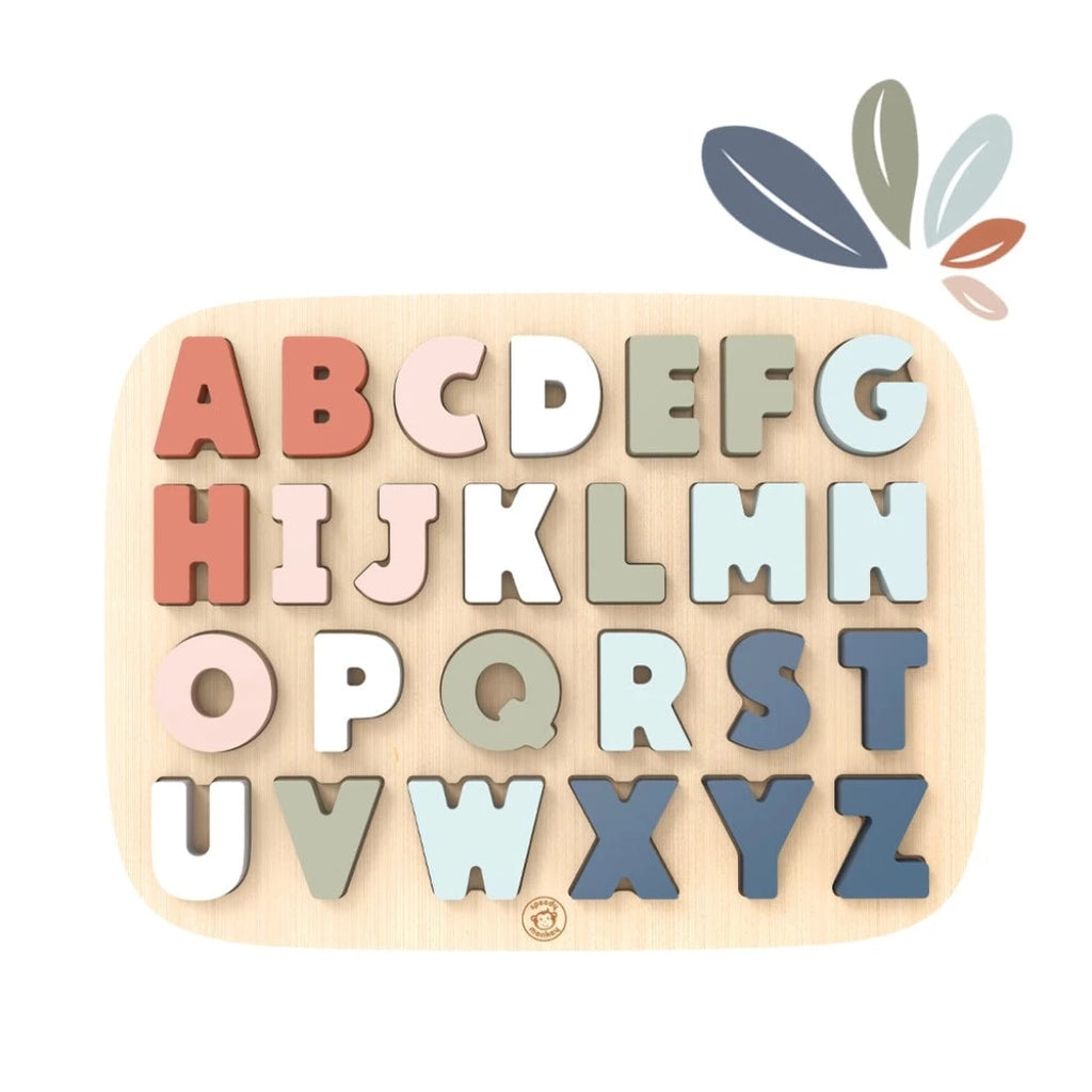 Speedy Monkey Alphabet Puzzle wooden puzzle