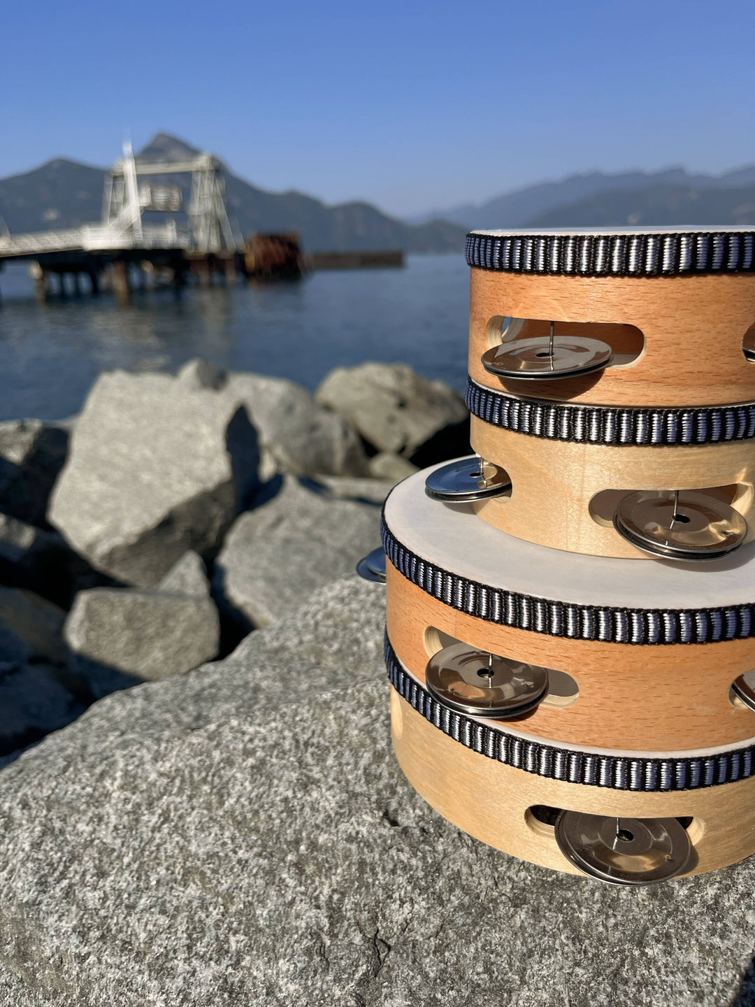 6 in Baby Wooden Tambourine