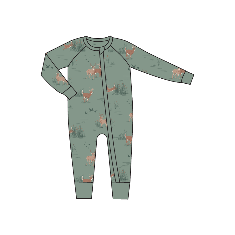 Woodland Buck Bamboo Pajamas