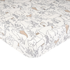 Crane BabyÕs Cove Fitted Crib Sheet in Hashtag, a contemporary design in soft material. Best crib sheet for trendy nurseries.