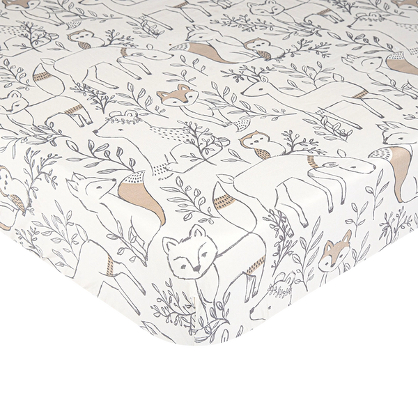 Crane BabyÕs Cove Fitted Crib Sheet in Hashtag, a contemporary design in soft material. Best crib sheet for trendy nurseries.