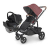 uppababy cruz baby stroller with car seat in lucy