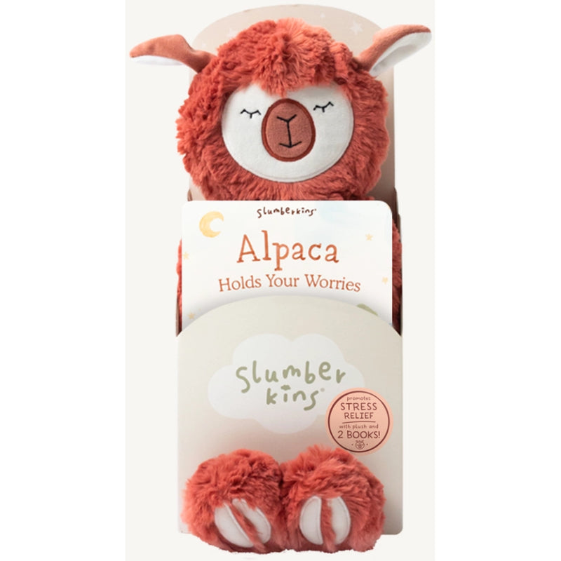 slumberkins childrens book and stuffed animal toy