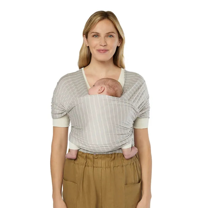 Aura Baby Wrap - Grey Stripes