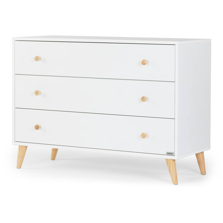dadada austin 3-drawer nursery dresser in White/Natural