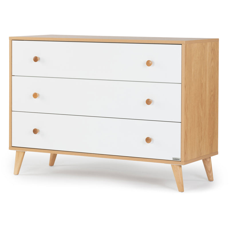 dadada nursery room furniture White/Oak Austin Dresser