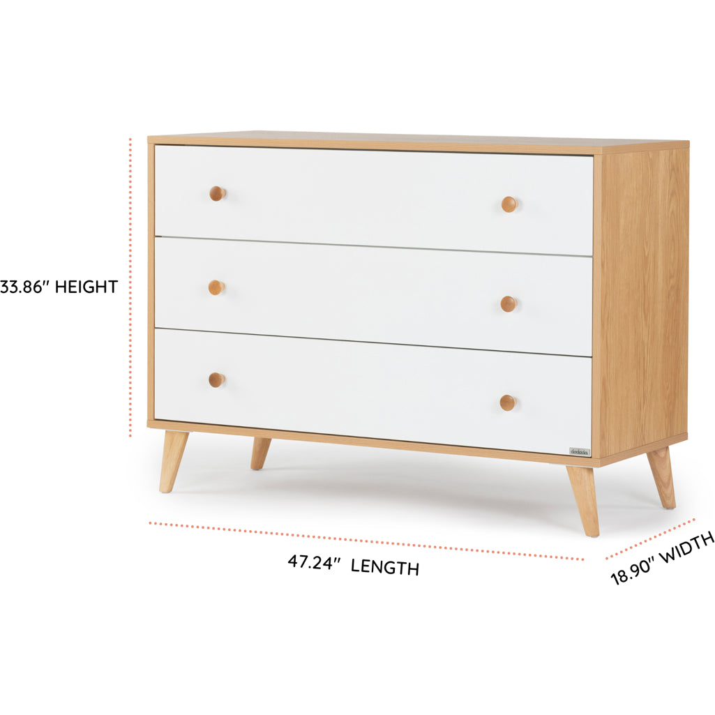 dadada Austin White dresser for nursery