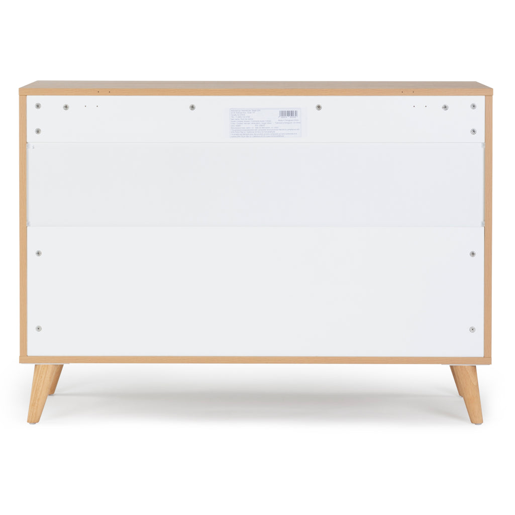 dadada nursery furniture Austin 3-drawer dresser white/oak