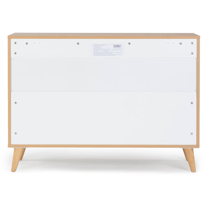 dadada nursery furniture Austin 3-drawer dresser white/oak