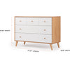 dadada White Austin Dresser set nursery furniture