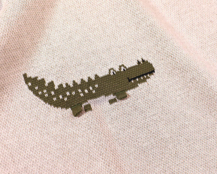 Viverano Organics Savannah-Organic 3D Jacquard Sweater Knit Baby Blanket, a plush baby boy blanket for cuddles and sleep.