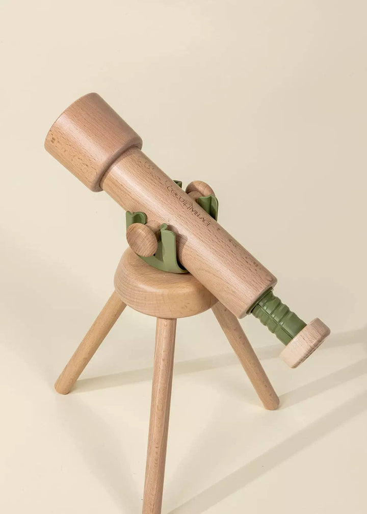 Wooden Tripod Telescope – 15x Zoom