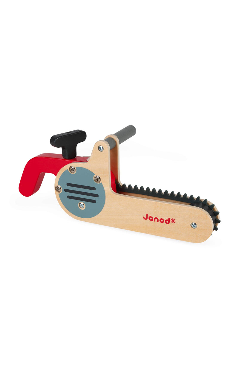 Wooden Janod Chainsaw play tool for toddlers