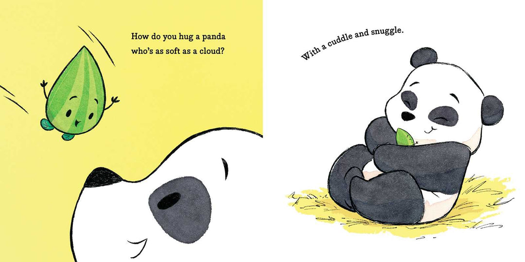Colorful interior page from Little Seed board book about kindness for babies