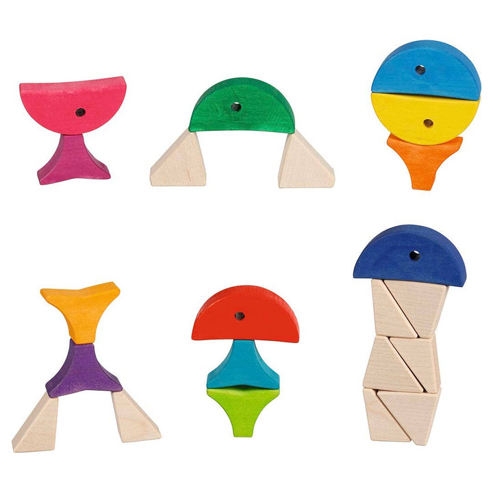 Goki Colour and Shape Sorting Game - 6 colourful fishes is a kid toy that sparks hands-on learning.