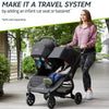 Baby Jogger City Mini GT2 Double Stroller all-wheel suspension