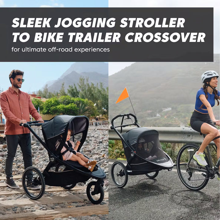 Baby Jogger City Prix Jogging Stroller with large, undercarriage storage basket