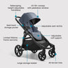 Baby Jogger City Select 2 and City Go 2 Infant Car Seat Travel System, all terrain tires and suspension