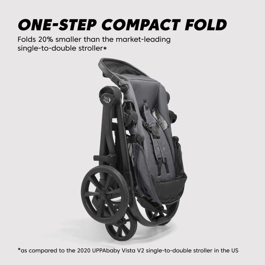 Baby Jogger City Select 2 and City Go 2 Infant Car Seat Travel System, compact folding stroller