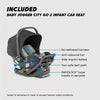 Baby Jogger City Select 2 and City Go 2 Infant Car Seat Travel System, with front-wheel suspension and the stroller with ample storage