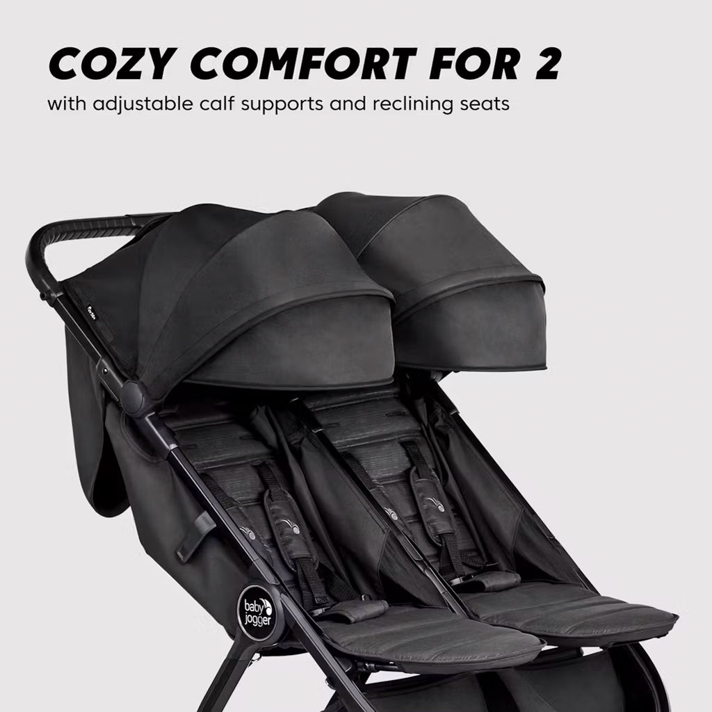 Baby Jogger City Tour 2 Double Stroller, side-by-side stroller for twins