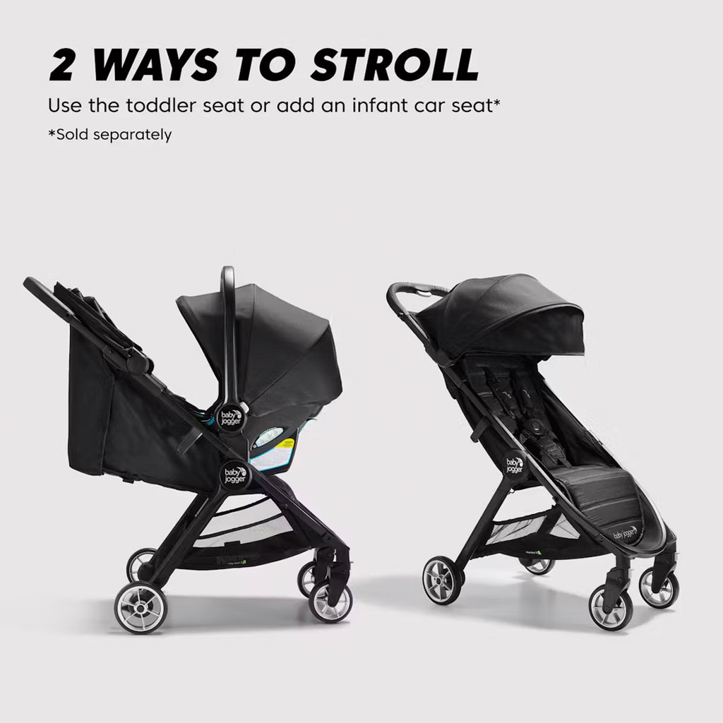 Baby Joggers  City Tour 2 Single Stroller, everyday stroller for families with infant car seat attachment