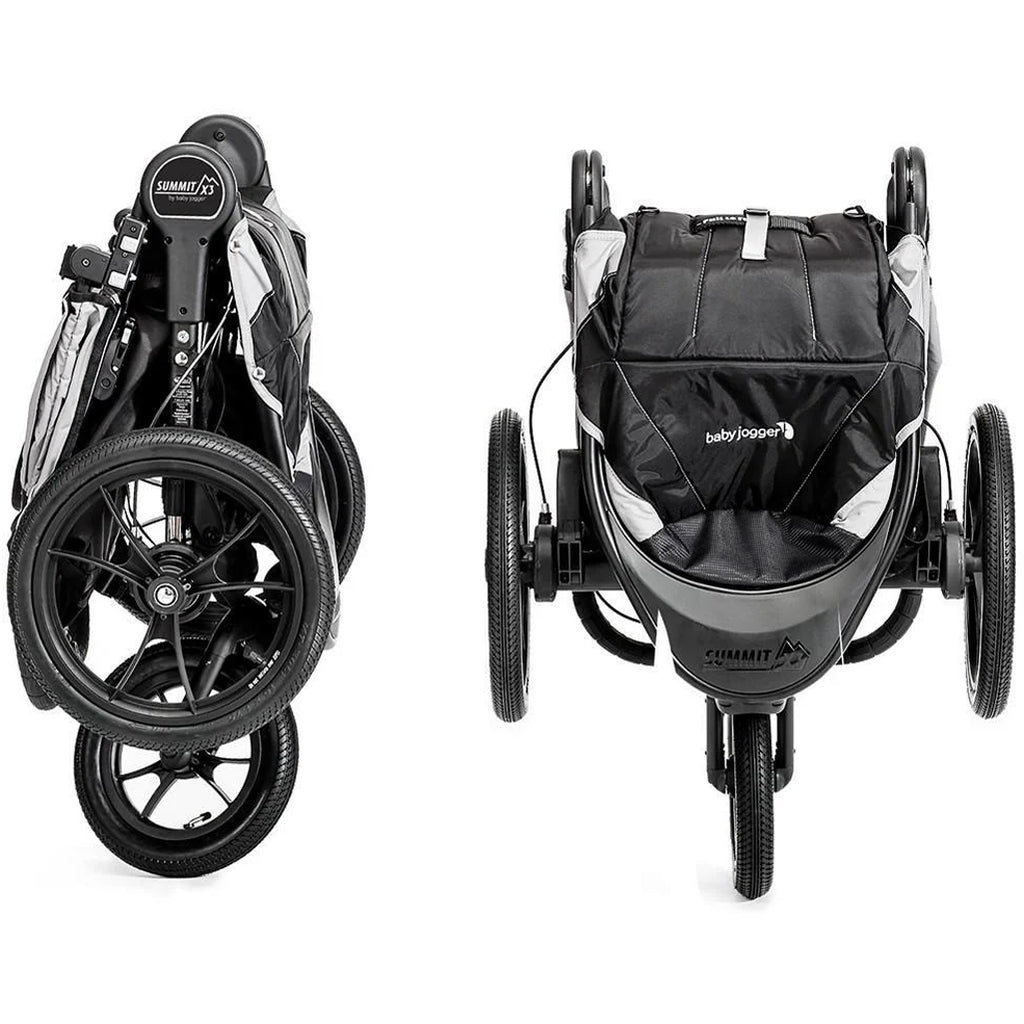 Baby Jogger Summit X3 Single Jogging Stroller with large wheels for smooth outdoor rides