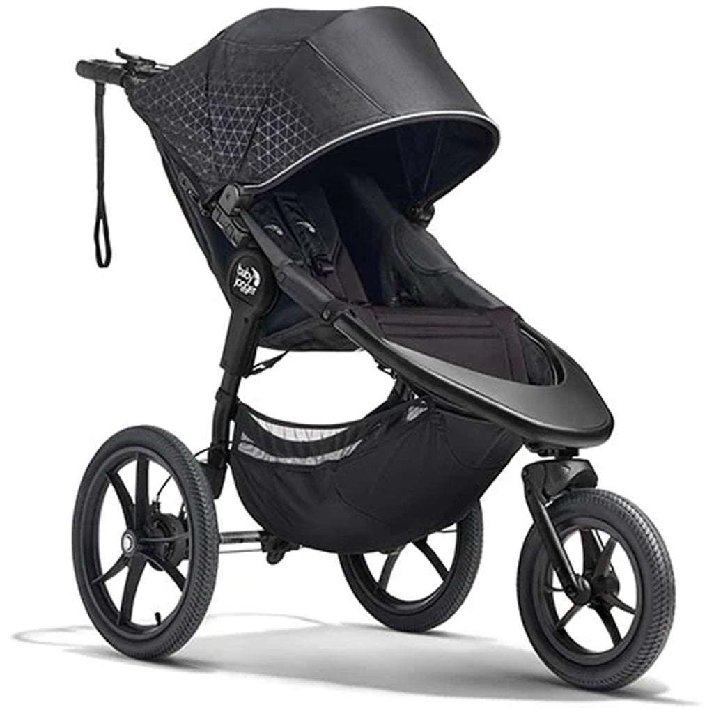 Baby Jogger Summit X3 Single Jogging Stroller with one-hand fold for convenience