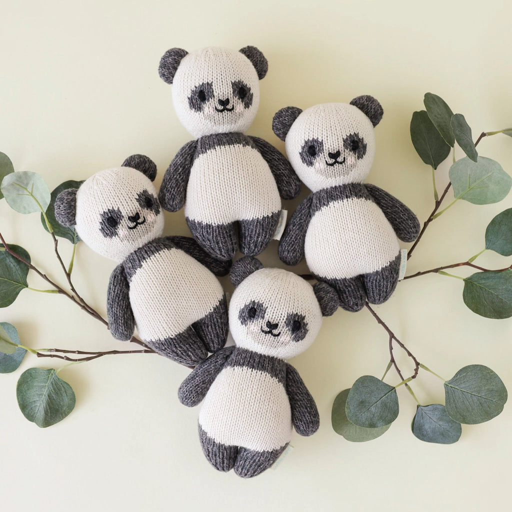 panda plsush stuffed bear for children