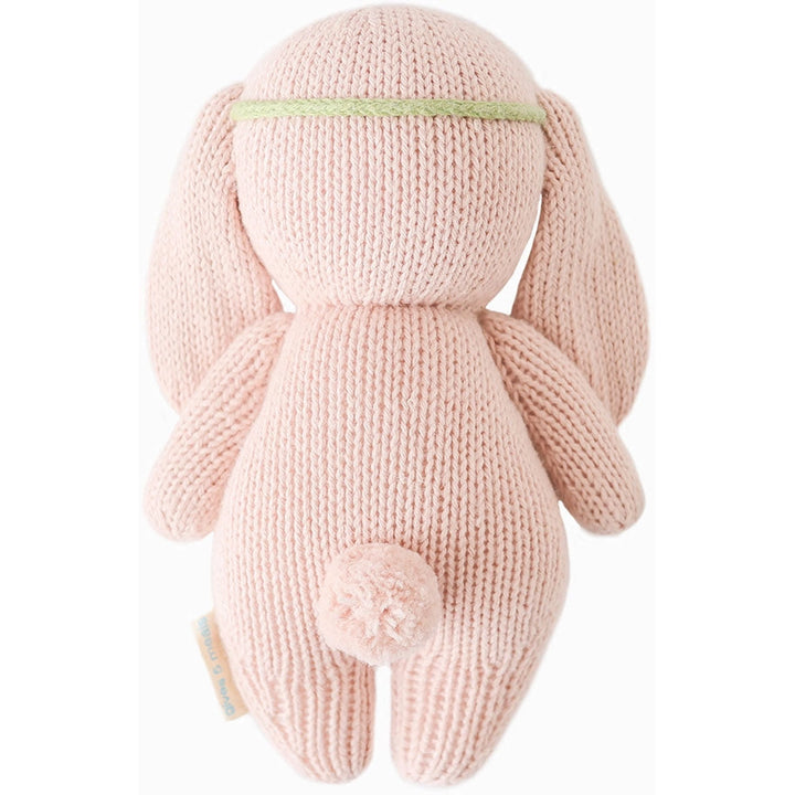Cuddle + Kind Baby Rose Bunny shown with floppy ears, perfect as a soft stuffed animal