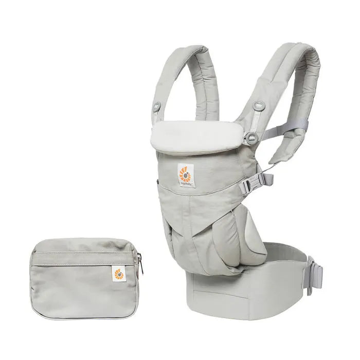 Perfect for comfort, the Ergobaby Omni Classic Pearl Grey is a cozy and versatile baby front carrier.