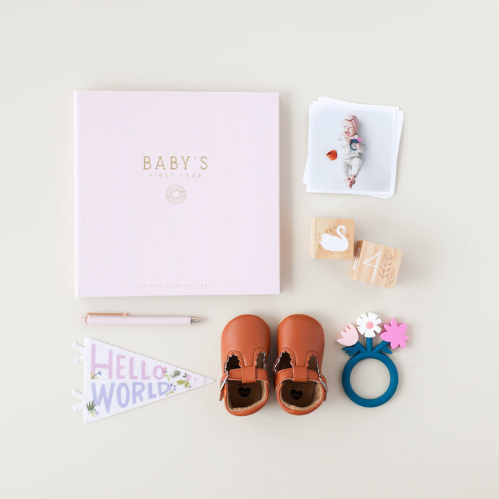 Luxury Baby Memory Book | Wildflower Meadow