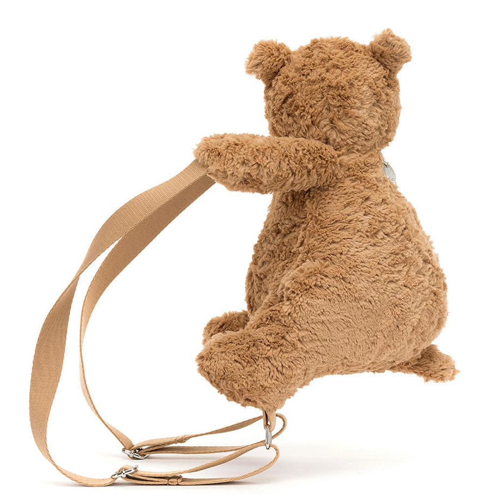 Bartholomew Bear Jellycat backpack straps 