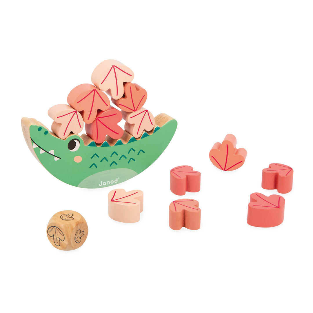 Wooden balance and stacking toys from Janod Toy Box 24 months