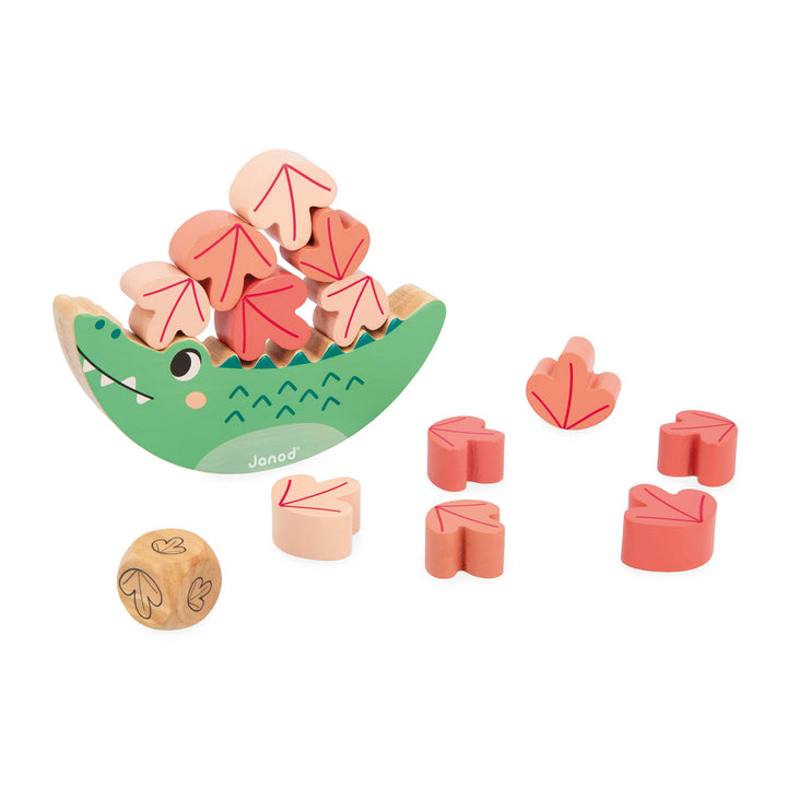 Wooden balance and stacking toys from Janod Toy Box 24 months