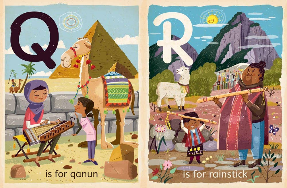 Gibbs Smith M is for Music; Alphabet board book music board book