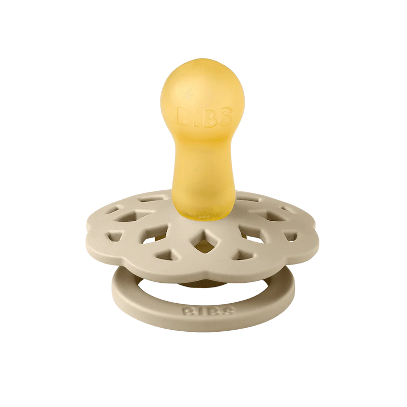 Vanilla BIBS Boheme Pacifiers 2 Pack, best newborn pacifier for infants.