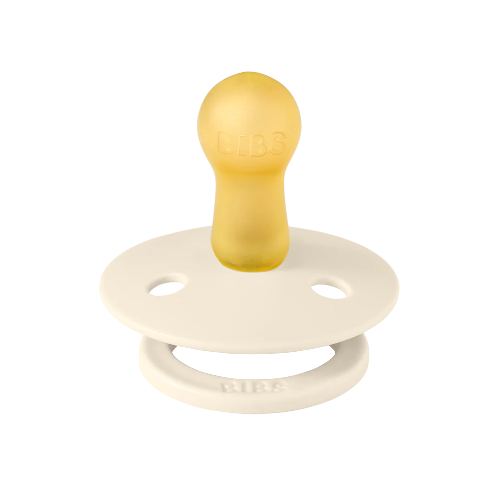 Classic Ivory BIBS Pacifier Colour Collection 2 Pack, best newborn pacifier choice.