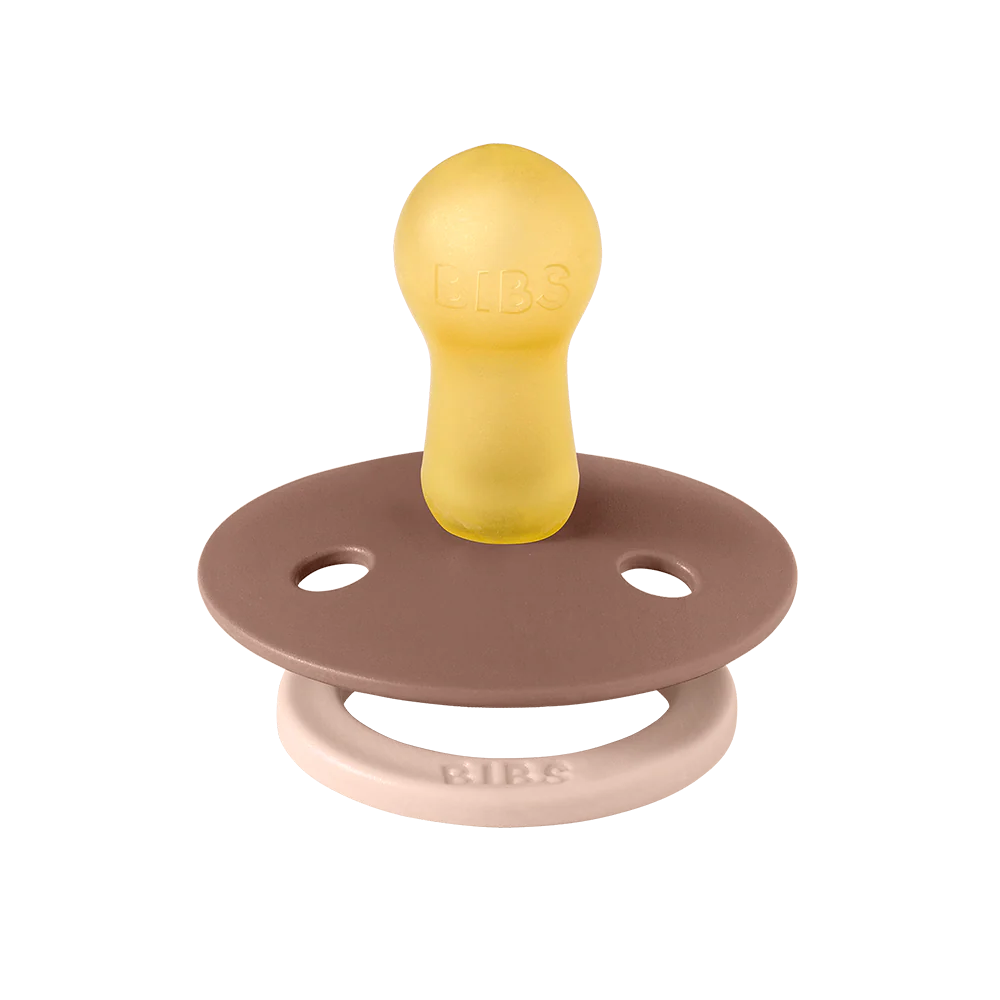 Blush, Woodchuck & Baby Blue BIBS Pacifier Colour Collection 2 Pack, best newborn pacifier set.