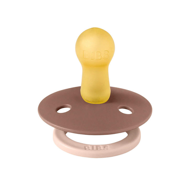 Blush, Woodchuck & Baby Blue BIBS Pacifier Colour Collection 2 Pack, best newborn pacifier set.