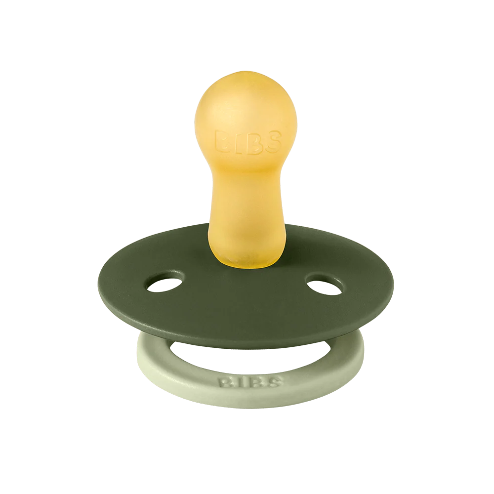 Hunter Green & Sage BIBS Pacifier Colour Collection 2 Pack, soothing babyÕs pacifier duo.