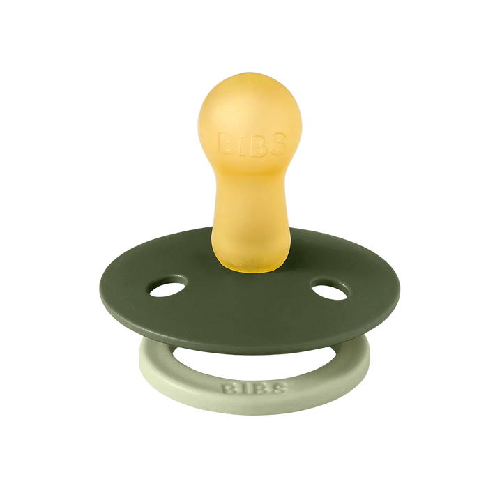 Hunter Green & Sage BIBS Pacifier Colour Collection 2 Pack, soothing babyÕs pacifier duo.