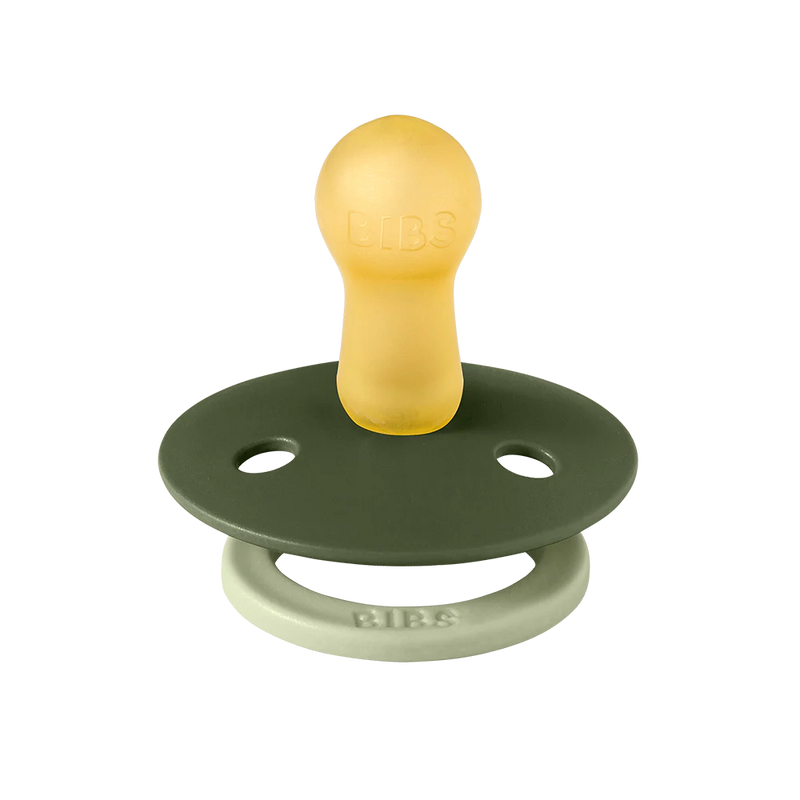 Hunter Green & Sage BIBS Pacifier Colour Collection 2 Pack, soothing babyÕs pacifier duo.