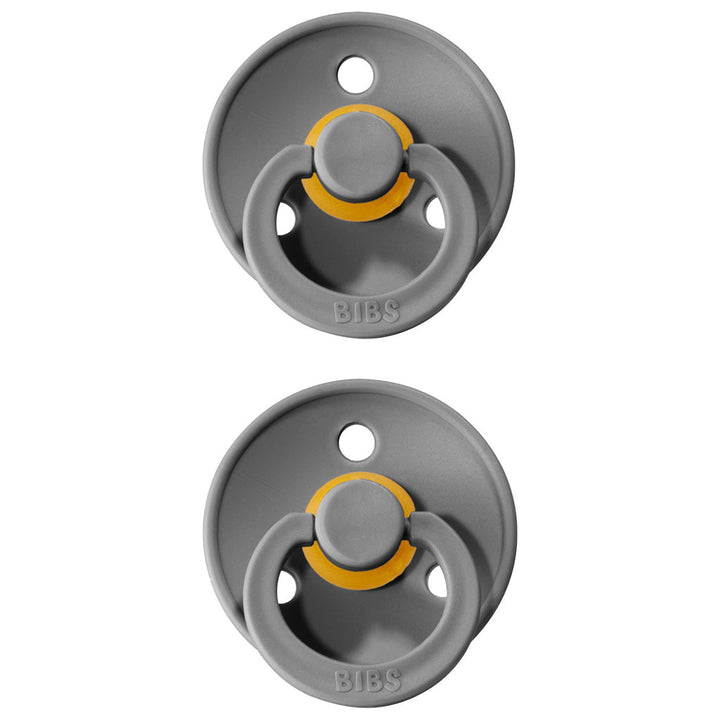 The BIBS Pacifier Colour Collection 2 Pack in Smoke gives modern style with best pacifier comfort.