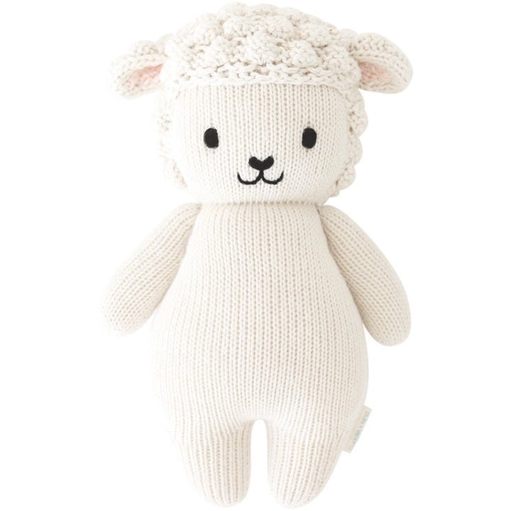 cuddle + kind big baby lamb plush toy