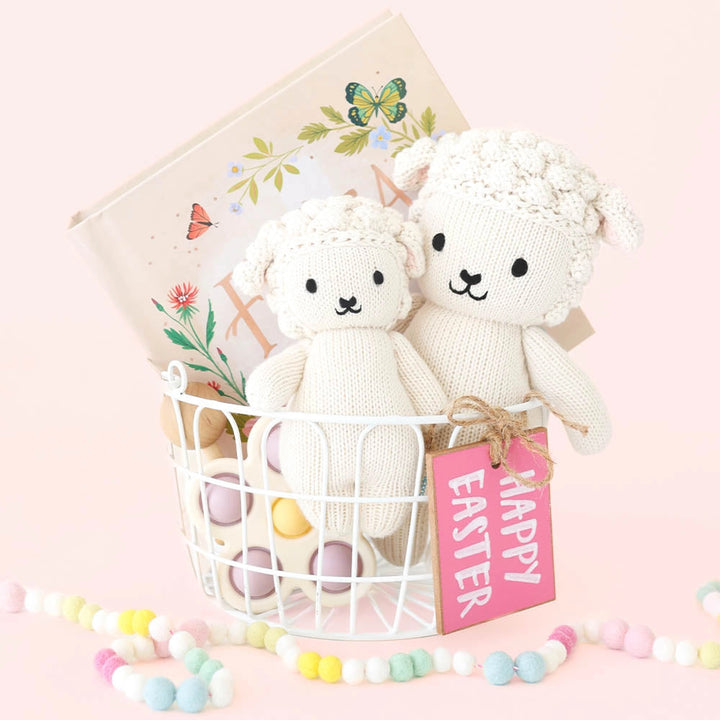 Cuddle + Kind stuffed animal hand knit stuffed doll for kids