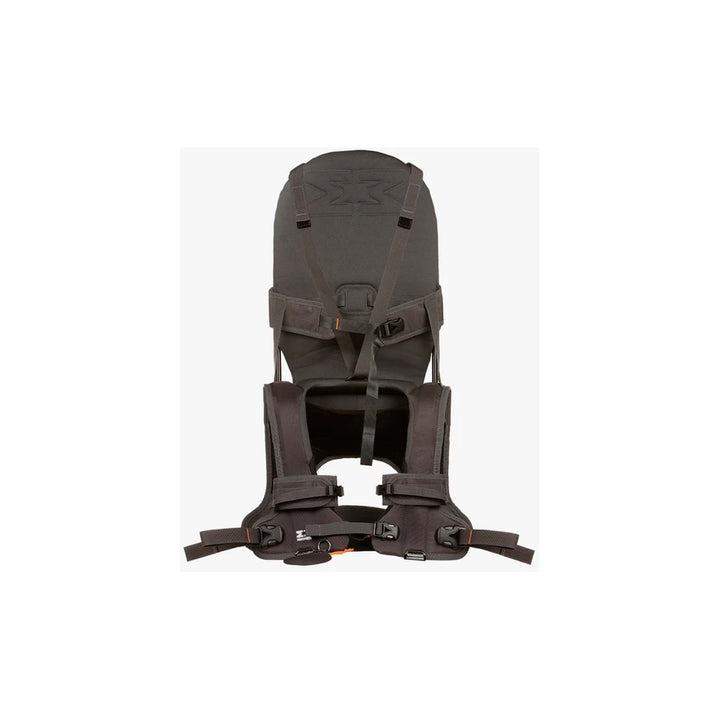Front view of the black/grey shoulder carrier